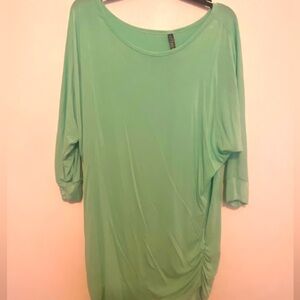 Made by Johnny Teal Turquoise Blouse XXL